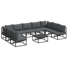 zestaw-sof-na-ogrod-z-poduszka-10-szt-czarny-aluminium