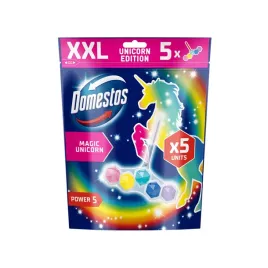 kostki-do-wc-domestos-5-szt-5x50g-magic-unicorn-kolorowe