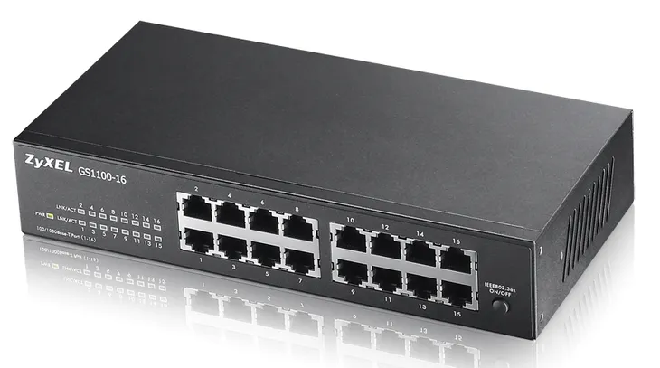 switch-zyxel-gs1100-16-eu0103f-czarny-waga-z-opakowaniem-0-15-kg-liczba-portow-16