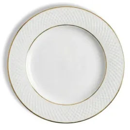 talerzyk-deserowy-do-ciasta-bialy-porcelana-talerz-zloty-rant-15-cm-wilmax