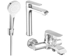 bateria-wannowo-prysznicowa-jednouchwytowa-scienna-mexen-pecos-srebrny