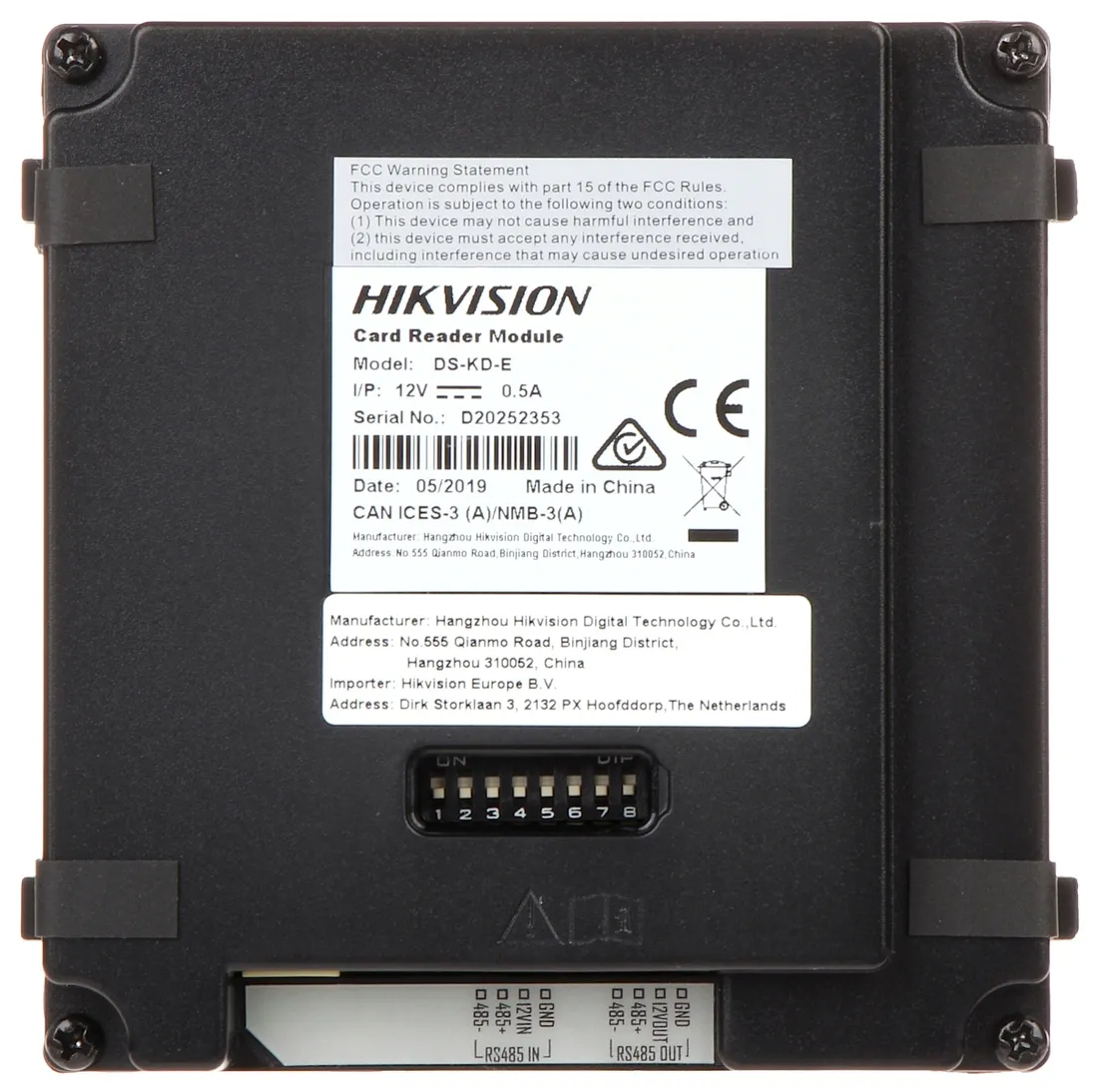 modul-czytnika-zblizeniowego-hikvision-ds-kd-e