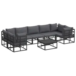 zestaw-sof-na-ogrod-z-poduszka-8-szt-czarny-aluminium