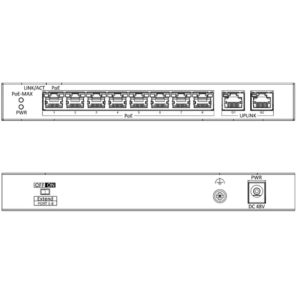 switch-poe-hikvision-ds-3e0310p-e-m-8xpoe-do-kamer-waga-z-opakowaniem-3-kg-standard-pracy-portow-lan-10-100-1000-mbps