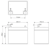 rbc45-rbc-45-45-zestaw-akumulatorow-pakiet-baterii-do-ups-apc-1x-ep-5-12-pojemnosc-5-ah