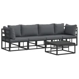 zestaw-sof-na-ogrod-5-szt-czarny-metal