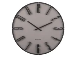 karlsson-sentient-zegar-scienny-cieply-szary-40cm