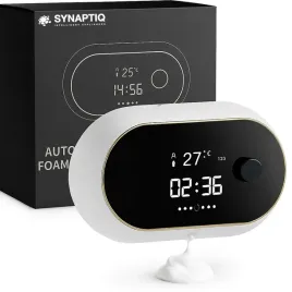 bezdotykowe-dozownik-do-mydla-nascienny-synaptiq-450-ml-czarny-zolty