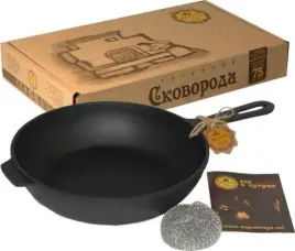 kraftika-patelnia-zeliwna-280-x-60-mm-zestaw-premium