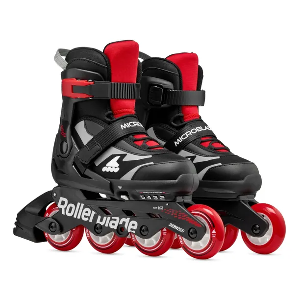 rolki-regulowane-dzieciece-rollerblade-microblade-black-red-33-365-material-kol-pu
