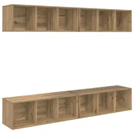 zestaw-szafek-rtv-4-szt-dab-rzemieslniczy-37-x-37-x-107-cm