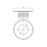 rozeta-biala-fi120-prolex-stan-nowy
