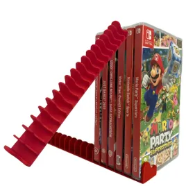 stojak-podstawka-na-gry-uchwyt-nozka-nintendo-switch-18-miejsc-czerwona