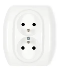 trend-gniazdo-podwojne-z-uzieminiem-gp-2-bialy