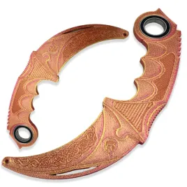karambit-fidget-spinner-keyrambit-hand-keyspinner-do-kluczy-zloto-czerwony