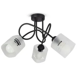 lampa-wiszaca-luxolar-czarna-3-punkty-swiatla-e27-szklo-zmrozone