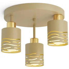 lampa-sufitowa-luxolar-bezowa-boho-3xe27-30-cm