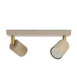 lampa-sufitowa-luxolar-bezowa-regulowana-2-punktowa-gu10-15-w