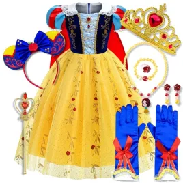 stroj-krolewna-sniezka-sukienka-sniezki-przebranie-bal-karnawal-128-134