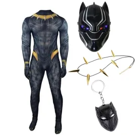 stroj-przebranie-superbohatera-pantera-cosplay-festiwal-maska-xxs-152-158