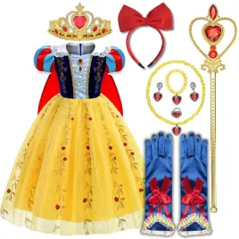 stroj-krolewna-sniezka-ksiezniczka-korona-berlo-sukienka-zestaw-104-110-cm
