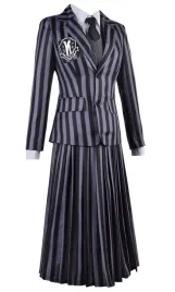 stroj-kostium-mundurek-wednesday-addams-170-176-l