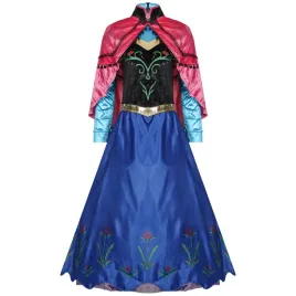 stroj-sukienka-anna-kraina-lodu-cosplay-152-158