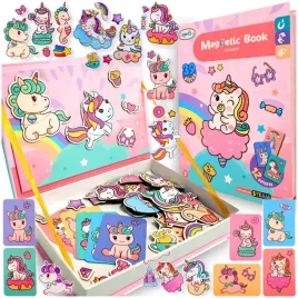 ksiazka-magnetyczna-ukladanka-puzzle-unicorn-jednorozec-klocki-duzy-zestaw