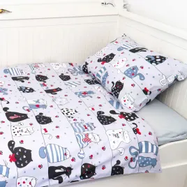 posciel-100x160-cm-dziecieca-bawelniana-koty-poszewka-70x80-cm