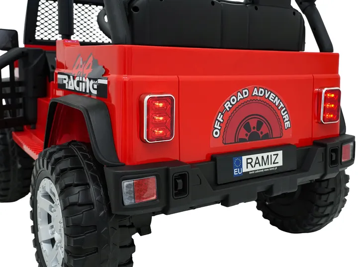 auto-jeep-beast-4x4-czerwony-na-akumulator-dla-dzieci-gratisy-stan-nowy-marka-ramiz