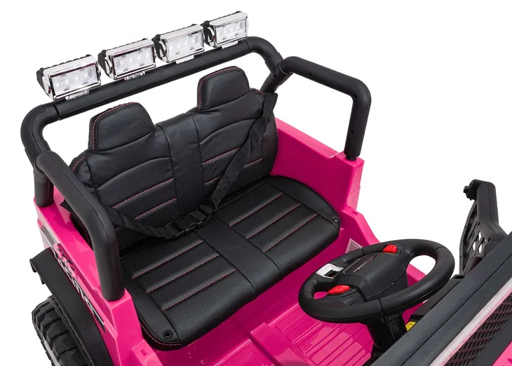 auto-jeep-beast-4x4-rozowy-na-akumulator-dla-dzieci-gratisy-stan-nowy-marka-ramiz