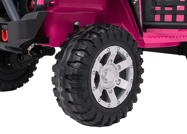 auto-jeep-beast-4x4-rozowy-na-akumulator-dla-dzieci-gratisy-stan-nowy-kolor-rozowy
