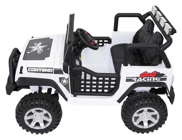 auto-jeep-beast-4x4-bialy-na-akumulator-dla-dzieci-gratisy-dlugosc-pojazdu-114-cm