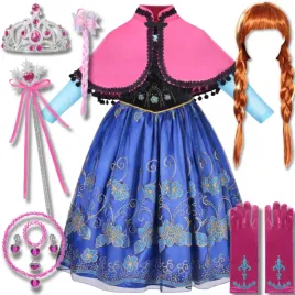 stroj-przebranie-sukienka-anna-krolowa-lodu-zestaw-bal-karnawal-140-146-cm