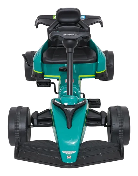 gokart-na-pedaly-aston-martin-zielony-dla-dzieci-gratisy-waga-z-opakowaniem-13-kg