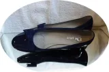 balerina-granat-skora-43-stan-nowy