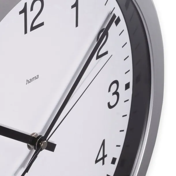zegar-scienny-hama-srebrny-30cm-ksztalt-okragly
