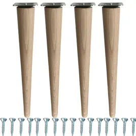 komplet-4-x-noga-meblowa-drewniana-buk-surowe-50-cm-stozek-blacha-montazowa