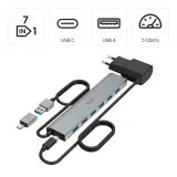 usb-3-2-gen1-7xusb-a-5-gbit-s-adap-c-zasilacz-waga-z-opakowaniem-0-3-kg-kod-producenta-00200137