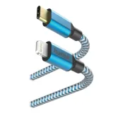 kabel-hama-usb-typ-c-apple-lightning-15-m-niebieski-kolor-niebieski