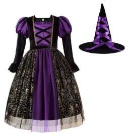 stroj-kostium-sukienka-wiedzma-czarownica-wrozka-na-halloween-bal-98-104