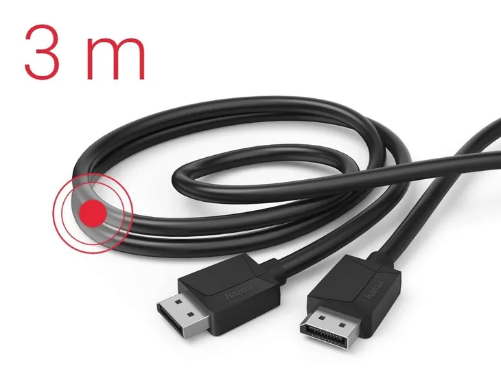 kabel-displayport-hama-ultra-3-m-certyfikat-ce