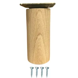 noga-meblowa-drewniana-walec-surowa-bukowa-wysokosc-30-cm-blacha-montazowa