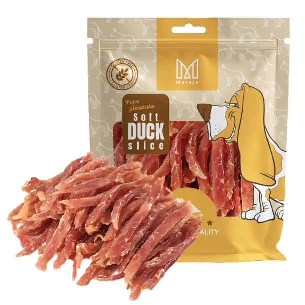 PRZYSMAK DLA PSA - Miękkie paski z kaczki NATURALNE MERSJO 500g