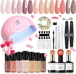 modelones-zestaw-lakierow-do-paznokci-uv-z-lampa-48-w