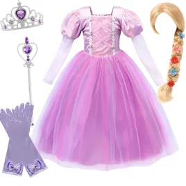 stroj-roszpunki-sukienka-zlotowlosa-przebranie-peruka-na-karnawal-146-152