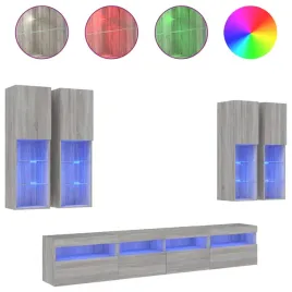 7-cz-zestaw-sciennych-szafek-tv-z-led-szary-dab-sonoma
