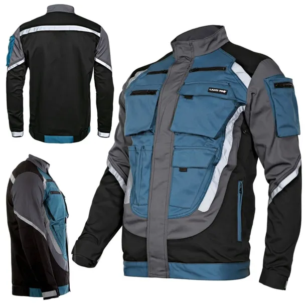 bluza-spodnie-robocza-do-pasa-lahti-xl-pasek-kolor-szary
