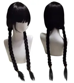 peruka-wig-wlosy-wednesday-addams-cosplay