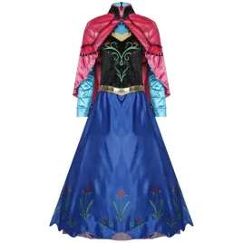 stroj-sukienka-anna-kraina-lodu-cosplay-164-170